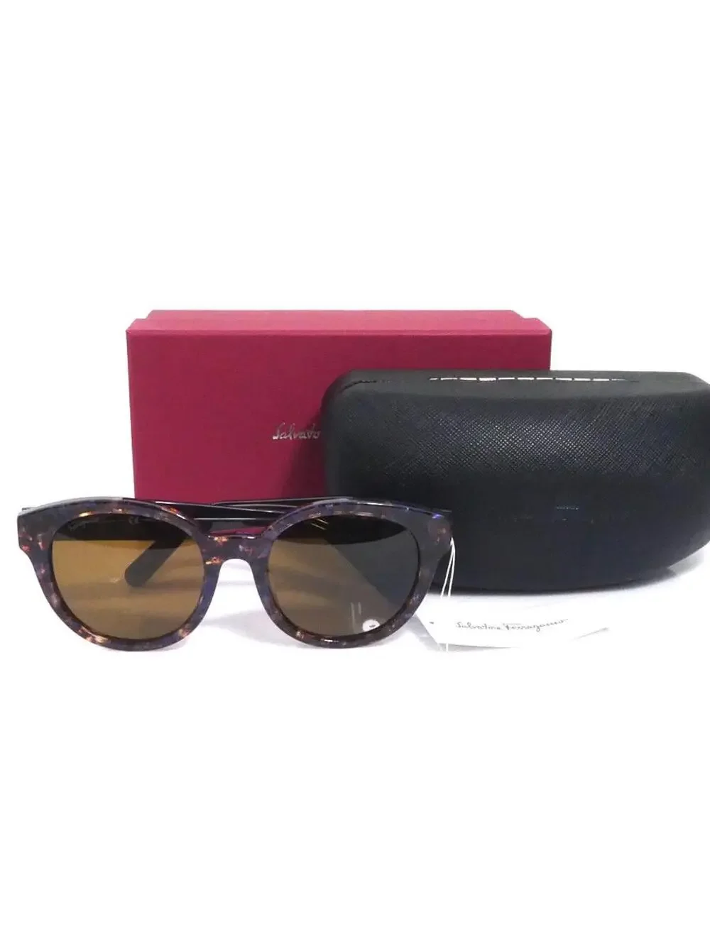 Auth Salvatore Ferragamo Sunglasses #296945S12B